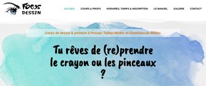 Aperçu du site Focus Dessin — réalisation Jorge De Almeida