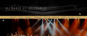 Aperçu du site MJ Danse et Solidarité — réalisation Jorge De Almeida
