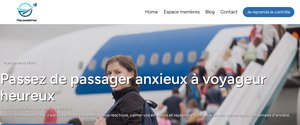 Aperçu du site Plus Jamais Peur en Avion — réalisation Jorge De Almeida