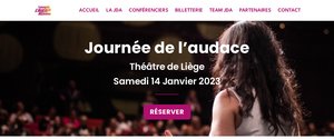 Aperçu du site La Journée de l'Audace Belgique — réalisation Jorge De Almeida