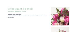 Aperçu du site Madame Ste Fleur — réalisation Jorge De Almeida